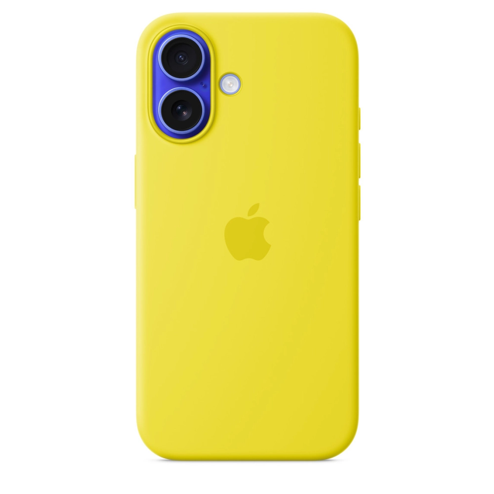 Фото Чехол Apple для iPhone 16 Silicone with MagSafe, желтый