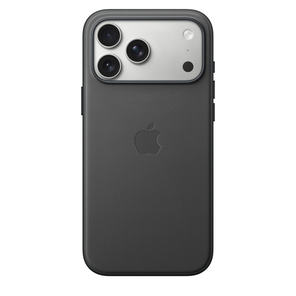 Фото Чехол защитный Apple TechWoven Case with MagSafe для iPhone 17 Pro Max, чёрный На фото изображено Чехол защитный Apple TechWoven Case with MagSafe для iPhone 17 Pro Max, чёрный