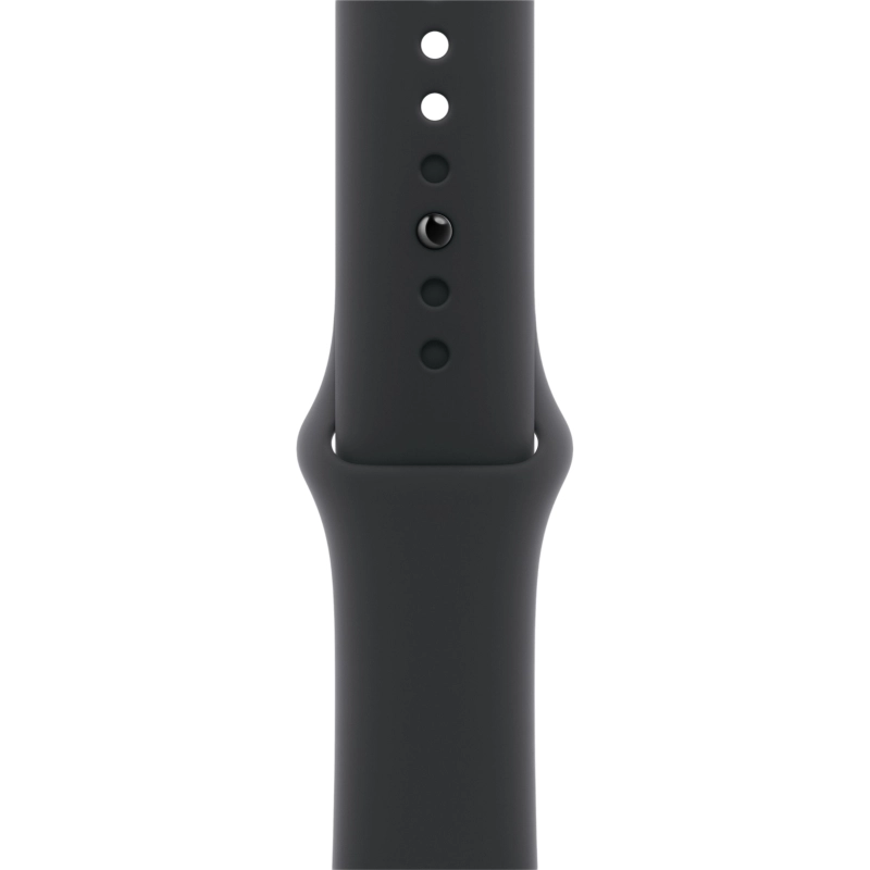 Apple Watch Series 11, 42 мм, корпус из алюминия цвета «Чёрный оникс», спортивный ремешок, размер S/M
