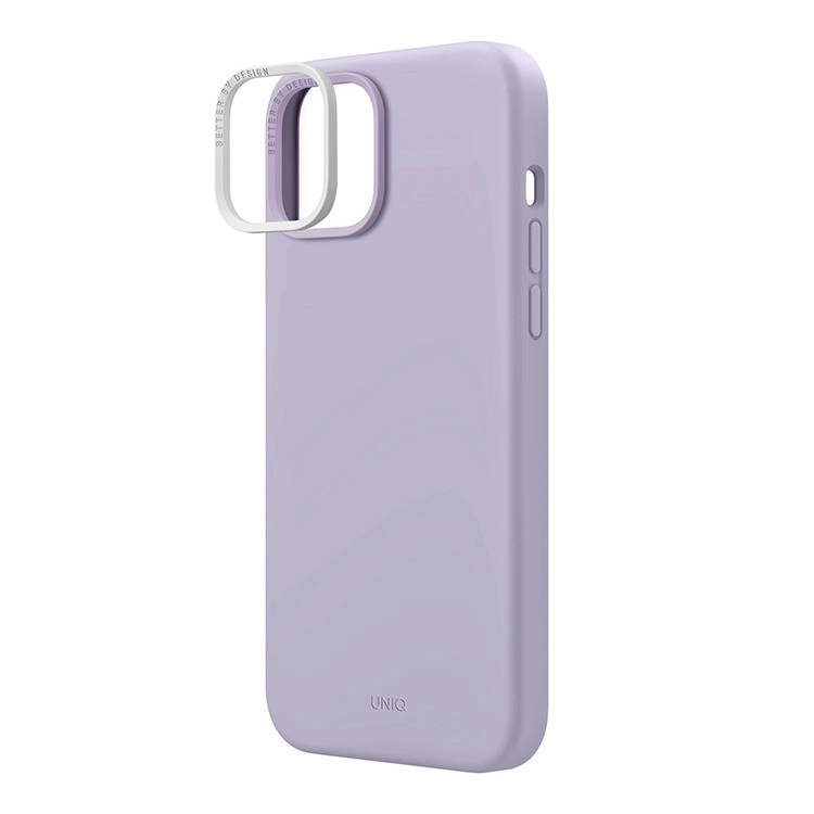 Чехол Uniq для iPhone 15 LINO Magsafe, фиолетовый Чехол Uniq для iPhone 15 LINO Magsafe, фиолетовый