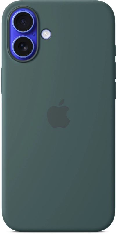 Фото Чехол Apple для iPhone 16 Plus Silicone MagSafe, зеленый Фото Чехол Apple для iPhone 16 Plus Silicone MagSafe, зеленый