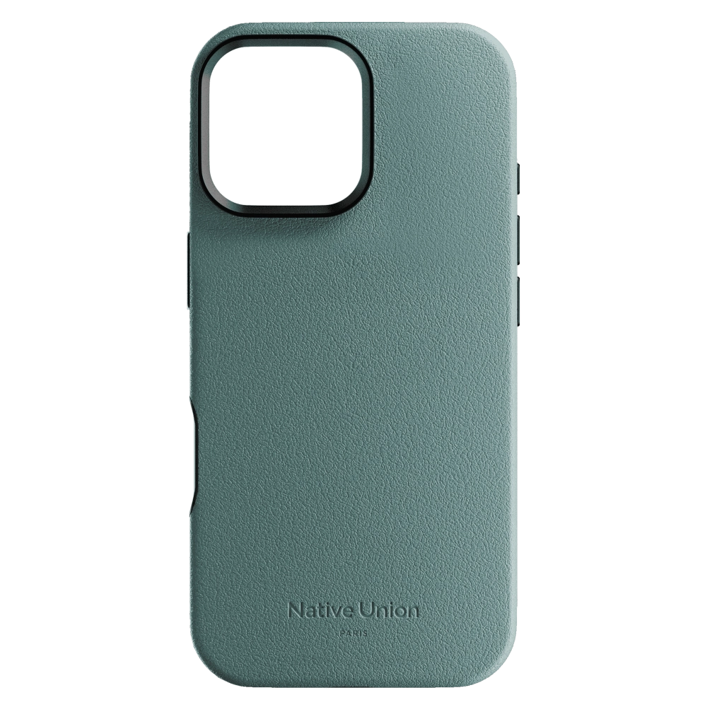 Фото Чехол Native Union Active Case MagSafe для iPhone 16 Pro Max, зелёный сланец На фото изображено Чехол Native Union Active Case MagSafe для iPhone 16 Pro Max, зелёный сланец