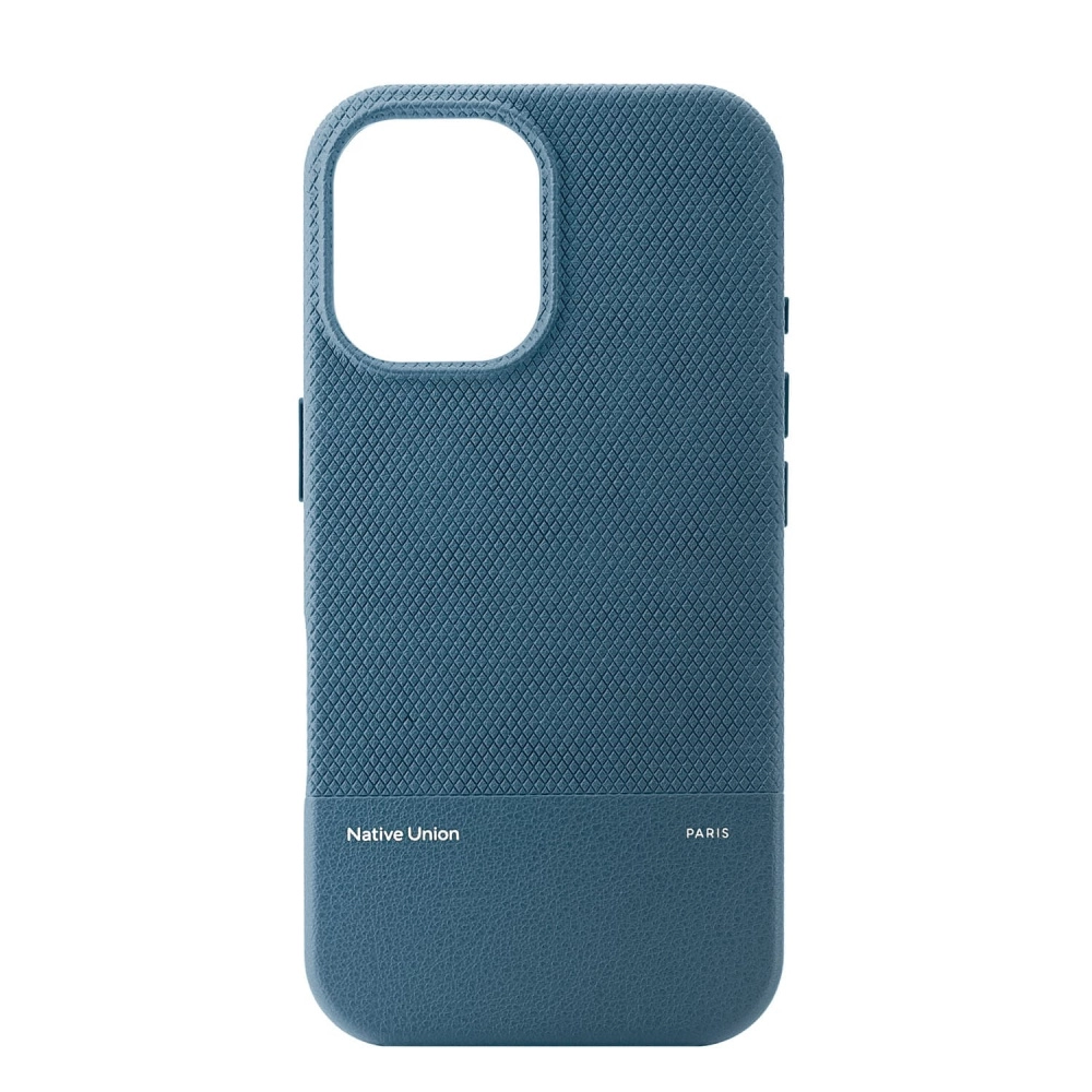 Фото Чехол Native Union (RE)Classic Case MagSafe для iPhone 16, синий На фото изображено Чехол Native Union (RE)Classic Case MagSafe для iPhone 16, синий
