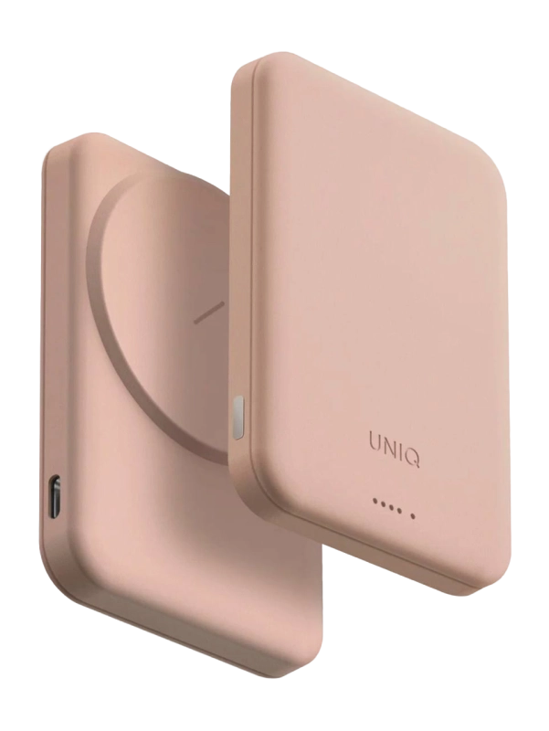Фото Внешний аккумулятор Uniq Lexa 5000 mAh, розовый Фото Внешний аккумулятор Uniq Lexa 5000 mAh, розовый