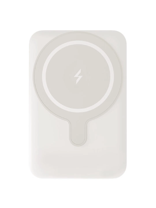 Фото Аккумулятор внешний VLP Magsafe PowerBank 5000 mAh, 3A, USB-C, белый Фото Аккумулятор внешний VLP Magsafe PowerBank 5000 mAh, 3A, USB-C, белый