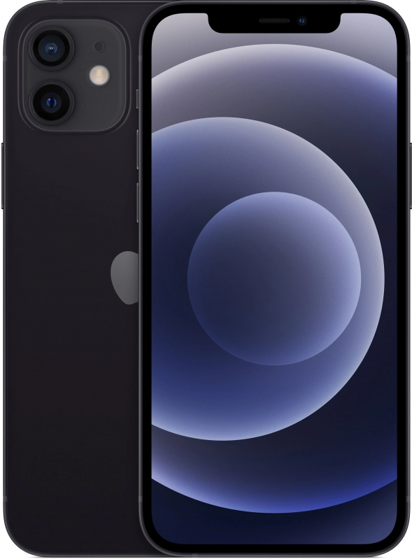 На фото изображено Apple iPhone 12, 64 ГБ, Черный