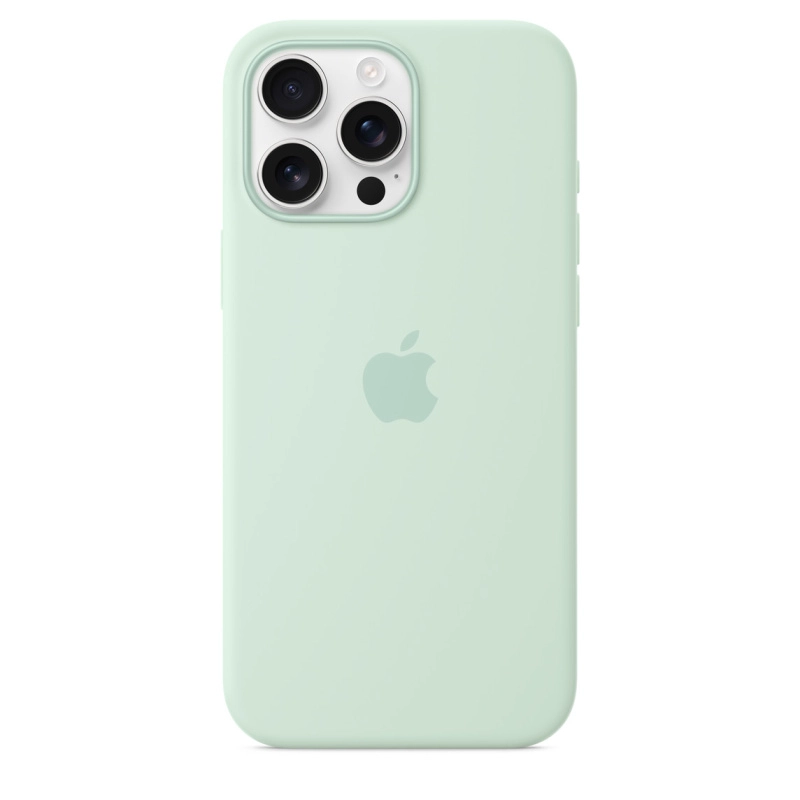 Фото Чехол Apple для iPhone 16 Pro Silicone with MagSafe, аквамарин Фото Чехол Apple для iPhone 16 Pro Silicone with MagSafe, аквамарин