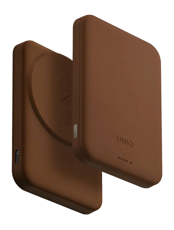 Фото Внешний аккумулятор Uniq Lexa 5000 mAh, карамельный