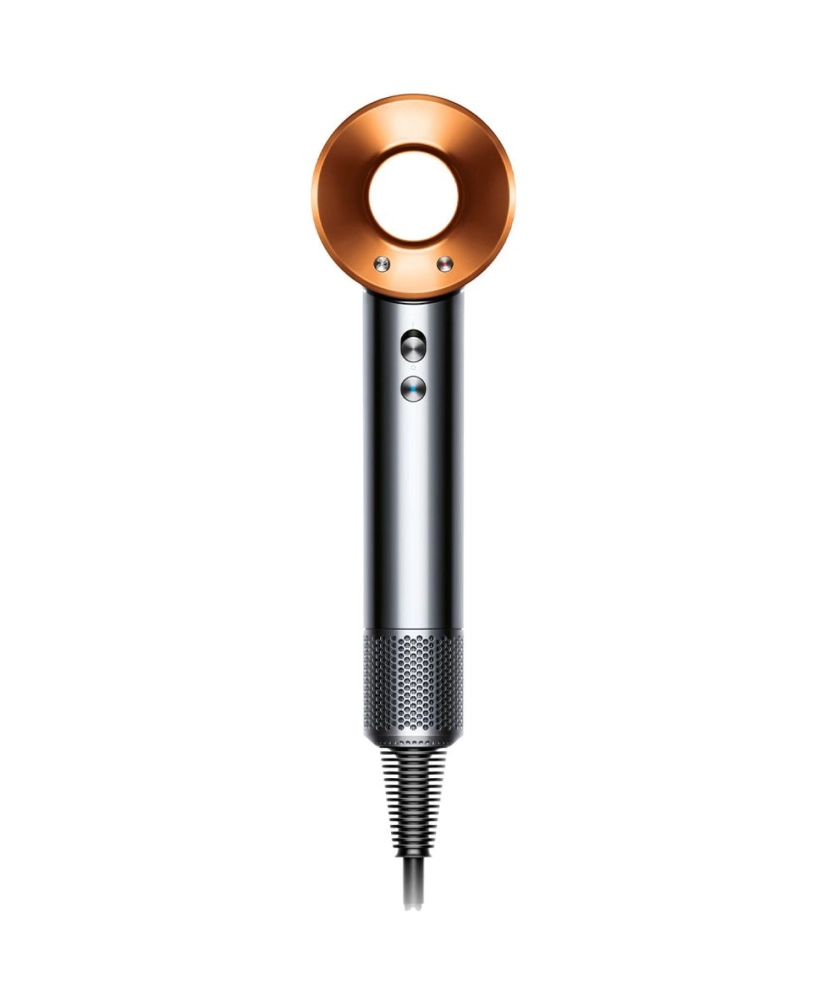 Фото Фен Dyson Supersonic HD07, Nickel/Copper На фото изображено Фен Dyson Supersonic HD07, Nickel/Copper