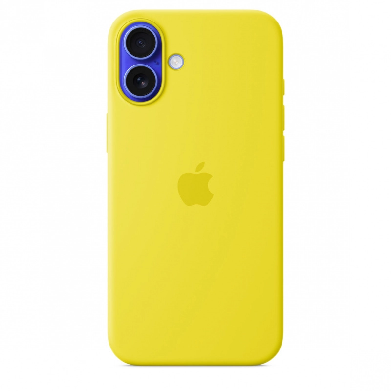 Фото Чехол Apple для iPhone 16 Plus Silicone MagSafe, желтый