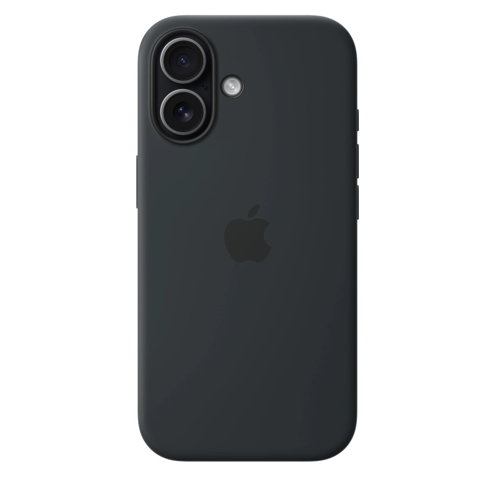 Фото Чехол защитный Apple Silicone Case with MagSafe для iPhone 17, чёрный