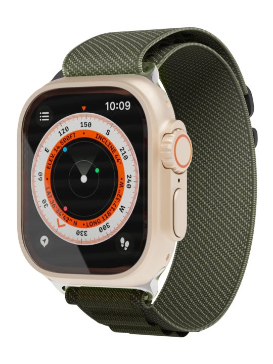 Фото Ремешок нейлоновый VLP Extreme Band для Apple Watch 42/44/45/49mm, темно-зеленый