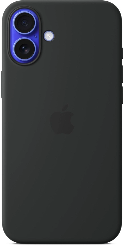 Фото Чехол Apple для iPhone 16 Plus Silicone MagSafe, чёрный