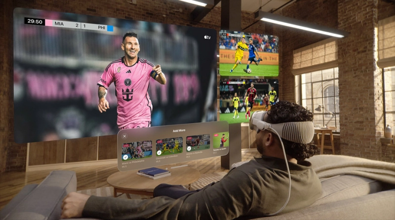 Apple Vision Pro будет транслировать футбольные матчи в 360°