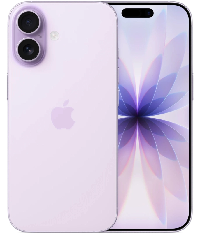 На фото изображено Apple iPhone 17 eSIM, 256 ГБ, Лавандовый