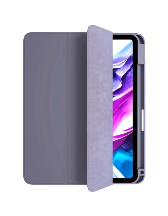 Фото Защитный чехол VLP Split Folio для Apple iPad Air 13 (M2/M3), лавандовый На фото изображено Защитный чехол VLP Split Folio для Apple iPad Air 13 (M2/M3), лавандовый
