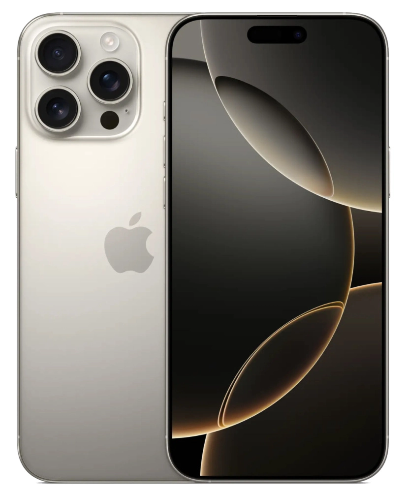 Фото Apple iPhone 16 Pro Max, 512 ГБ, Титановый бежевый На фото изображено Apple iPhone 16 Pro Max, 512 ГБ, Титановый бежевый