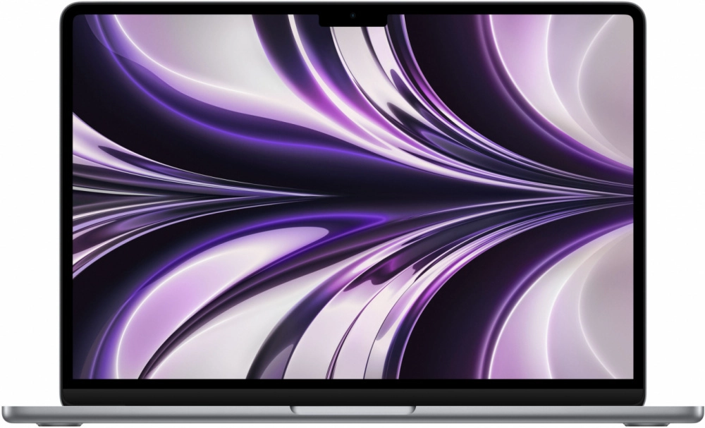 Фото Apple MacBook Air 13” (M2, 8C / 8C, 2022), 16 ГБ, 256 ГБ SSD, Серый космос На фото изображено Apple MacBook Air 13” (M2, 8C / 8C, 2022), 16 ГБ, 256 ГБ SSD, Серый космос
