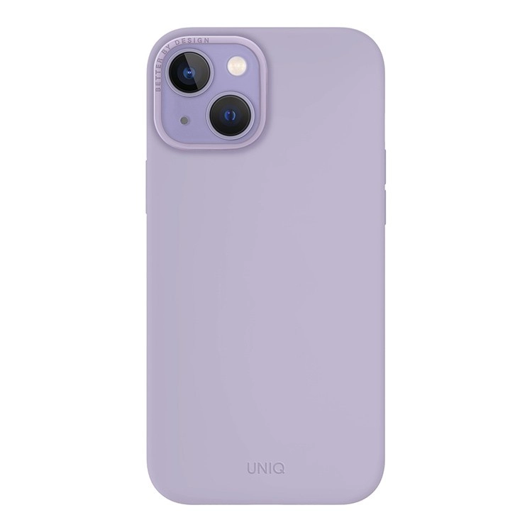 Фото Чехол Uniq для iPhone 15 LINO Magsafe, фиолетовый Фото Чехол Uniq для iPhone 15 LINO Magsafe, фиолетовый