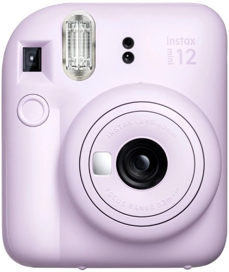 Фото Фотоаппарат моментальной печати Fujifilm Instax Mini 12, фиолетовый На фото изображено Фотоаппарат моментальной печати Fujifilm Instax Mini 12, фиолетовый
