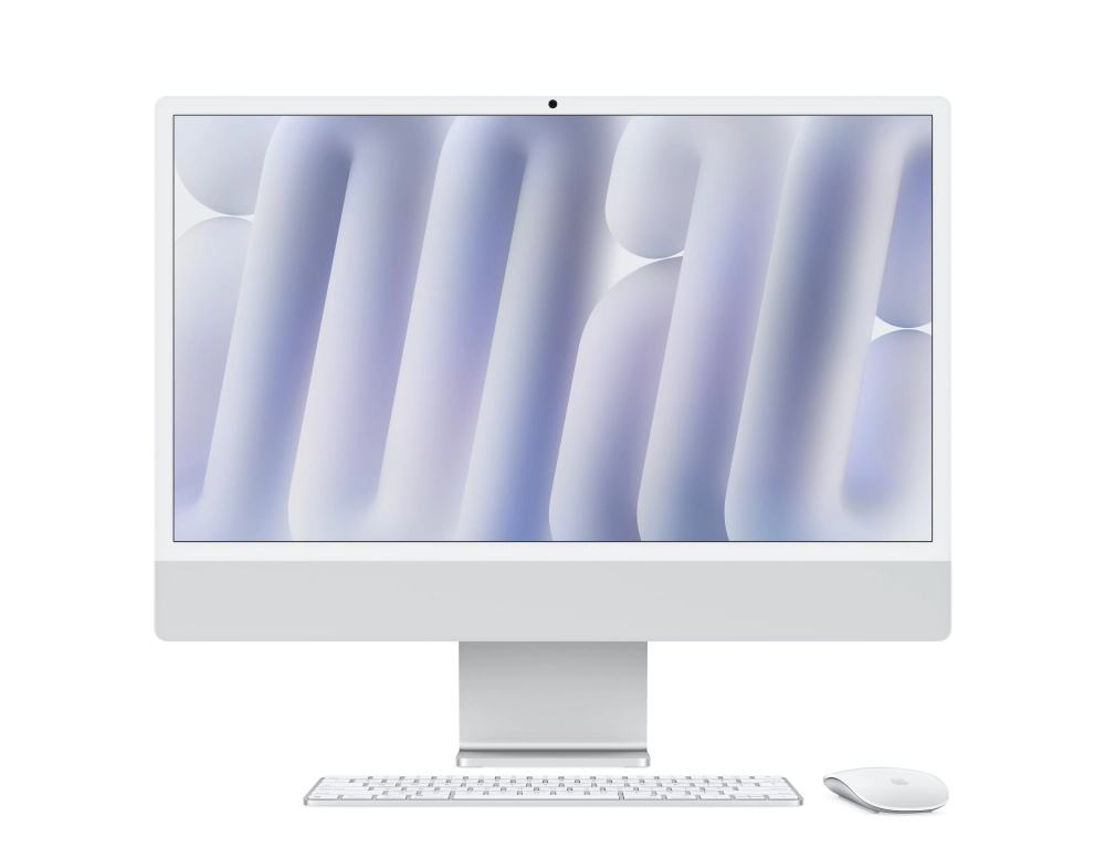 На фото изображено Apple iMac 24" Retina 4,5K, M4 10C / 10C, 32 ГБ, 512 ГБ, Серебристый