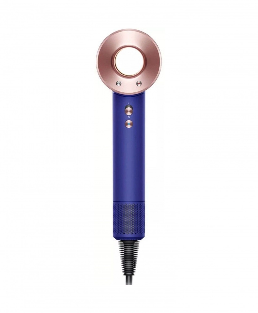 Фото Фен Dyson Supersonic HD07, Vinca Blue/Rose На фото изображено Фен Dyson Supersonic HD07, Vinca Blue/Rose