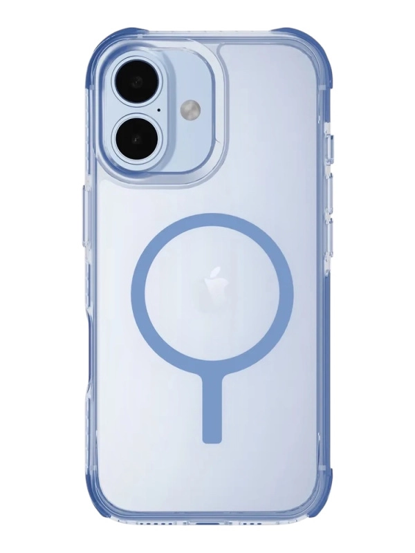 Фото Чехол Uniq Combat MagSafe для iPhone 17, голубой Фото Чехол Uniq Combat MagSafe для iPhone 17, голубой
