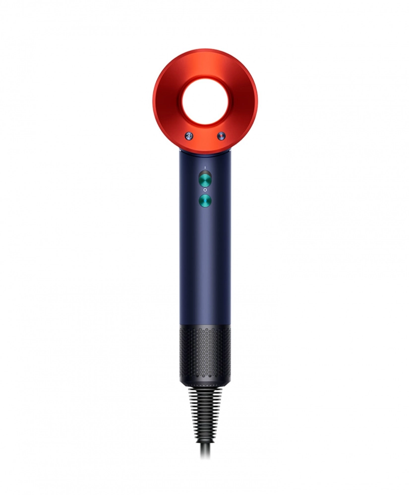 Фото Фен Dyson Supersonic HD15, Prussian Blue/Topaz Orange На фото изображено Фен Dyson Supersonic HD15, Prussian Blue/Topaz Orange