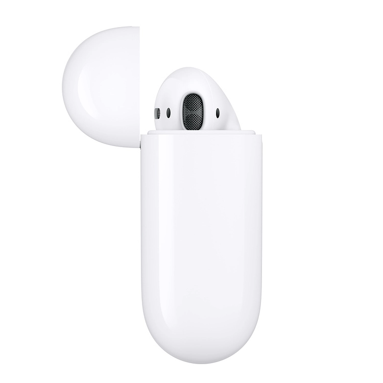 Наушники Apple AirPods 2 (2019) в зарядном футляре, белый Наушники Apple AirPods 2 (2019) в зарядном футляре, белый