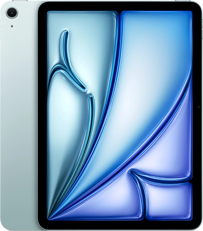 На фото изображено Apple iPad Air M4 (2026) 11” дюймов Wi-Fi 512 ГБ, Голубой
