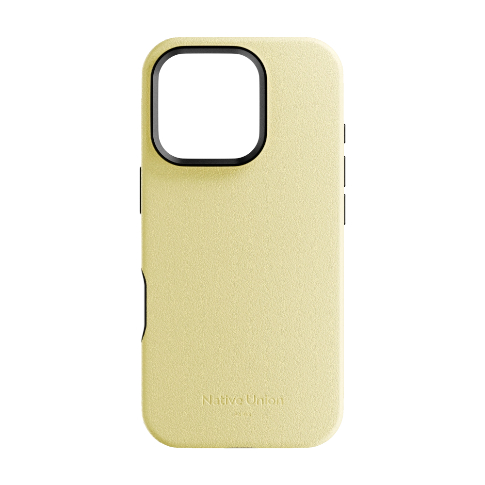 Фото Чехол Native Union Active Case MagSafe для iPhone 16 Pro, лимон На фото изображено Чехол Native Union Active Case MagSafe для iPhone 16 Pro, лимон