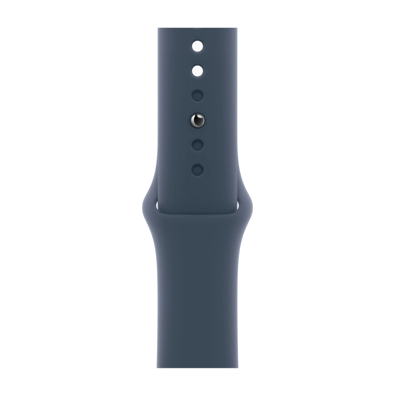 Apple Watch SE 2024, 40 мм, корпус из алюминия цвета «Серебристый», спортивный ремешок, размер S/M