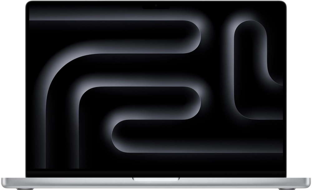 На фото изображено Apple MacBook Pro 16" (M3 Max, 14C / 30C, 2023) 36 ГБ, 1 ТБ SSD, Серебристый