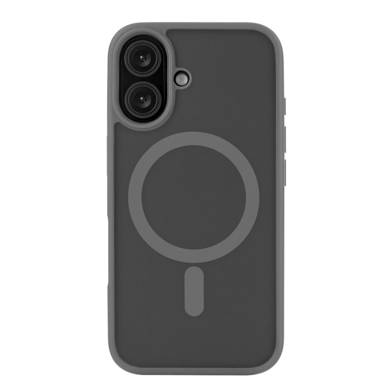 Фото Чехол защитный uBear Cloud Mag Case для iPhone 16, серый Фото Чехол защитный uBear Cloud Mag Case для iPhone 16, серый