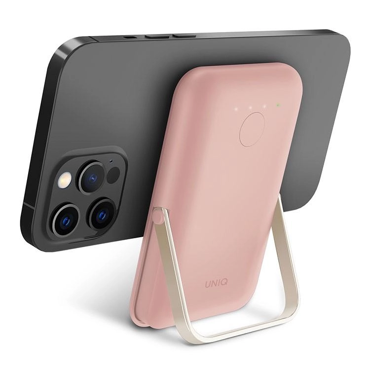 Внешний аккумулятор Uniq Hoveo 5000mAh, розовый Внешний аккумулятор Uniq Hoveo 5000mAh, розовый