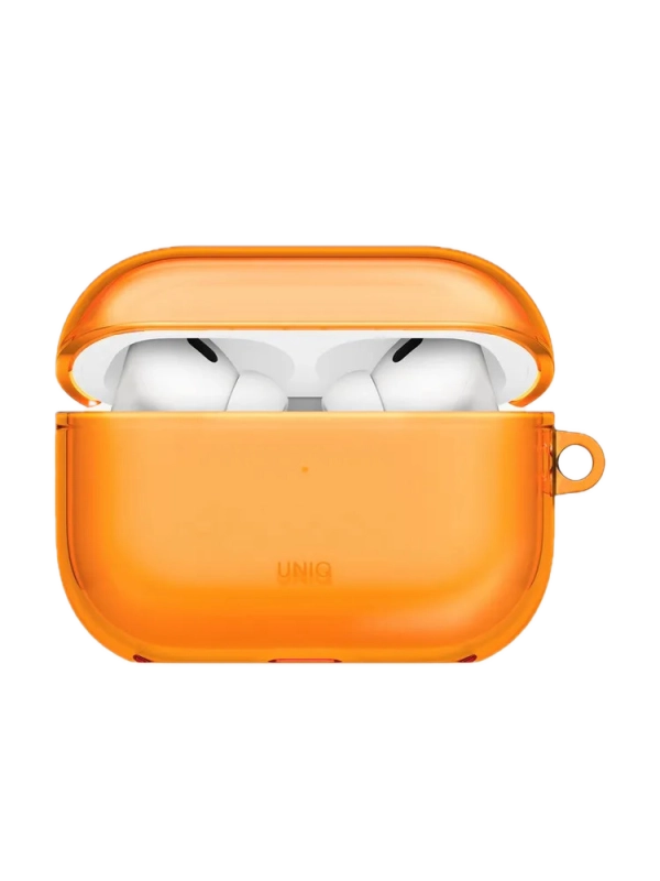 Фото Чехол Uniq Glase TPU для AirPods Pro 3, Golden Citrus