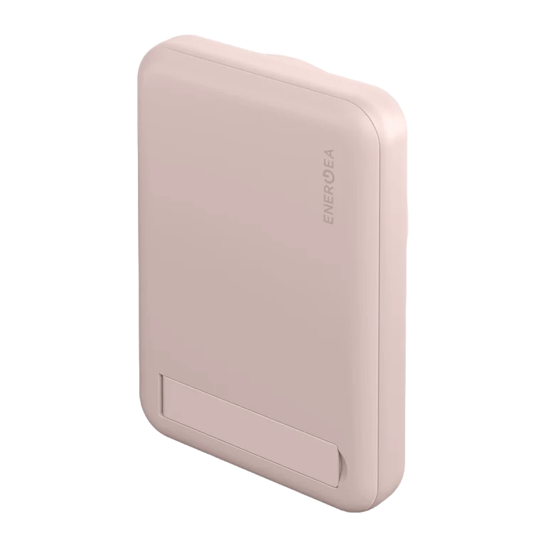 Внешний аккумулятор Energea MagPac Mini 10000 mAh с подставкой, розовый Внешний аккумулятор Energea MagPac Mini 10000 mAh с подставкой, розовый