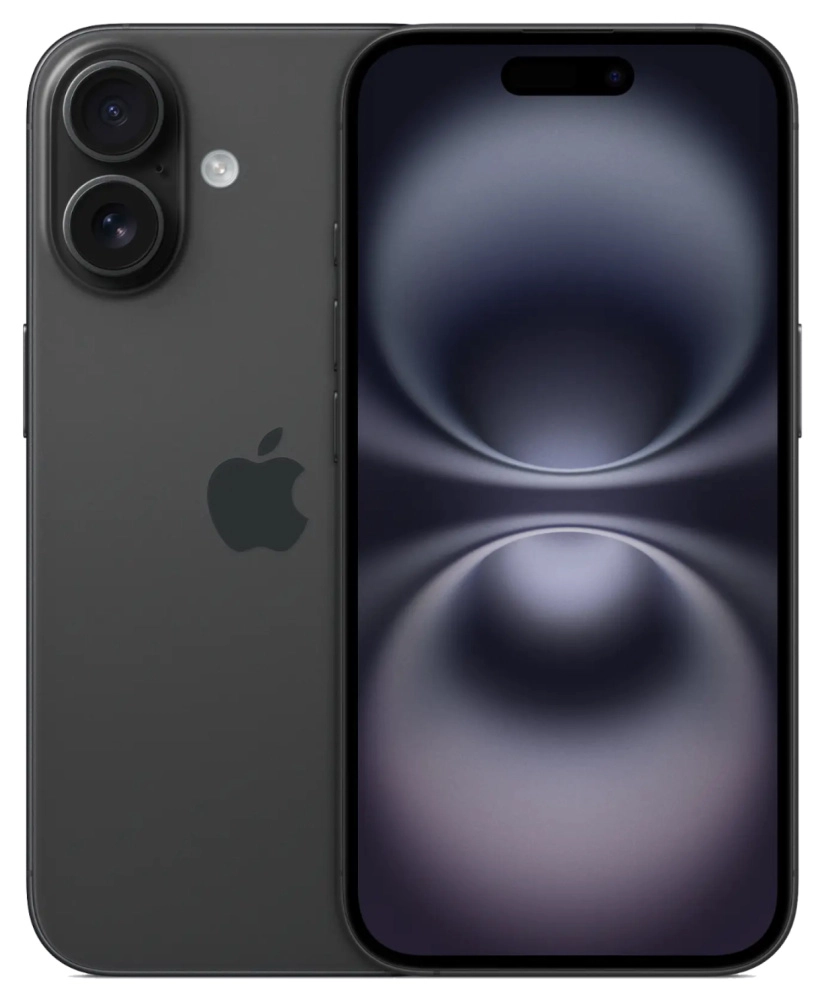 На фото изображено Apple iPhone 16, 512 ГБ, Чёрный
