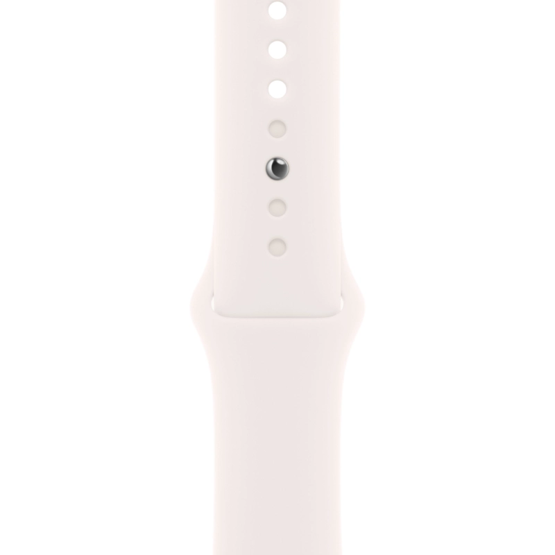 Apple Watch Series 11, 46 мм, корпус из алюминия цвета «Розовое золото», спортивный ремешок, размер S/M