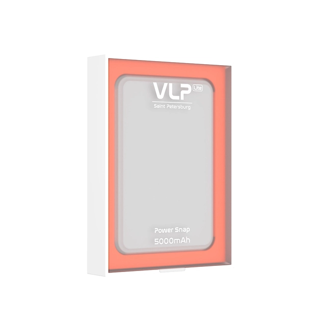 Внешний аккумулятор VLP Power Snap 5000 mAh, белый Внешний аккумулятор VLP Power Snap 5000 mAh, белый