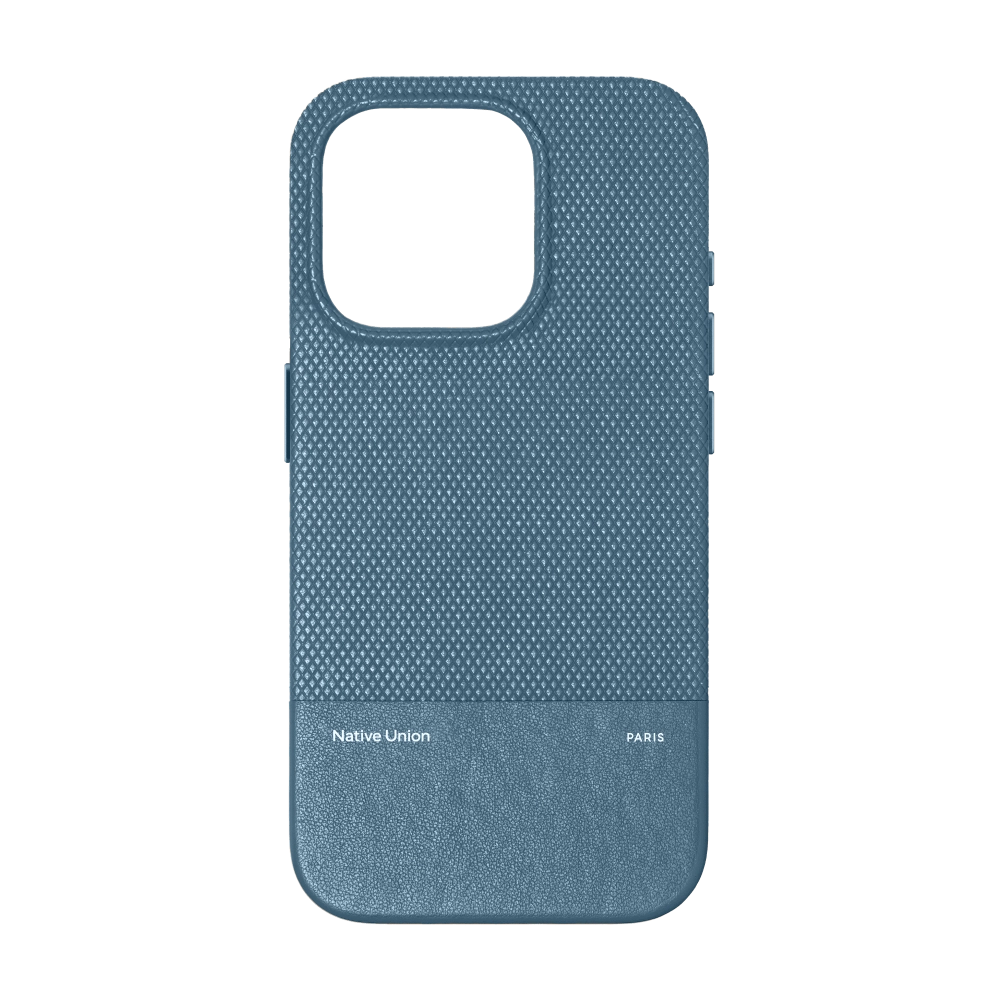 Фото Чехол Native Union (RE)Classic Case MagSafe для iPhone 16 Pro, синий На фото изображено Чехол Native Union (RE)Classic Case MagSafe для iPhone 16 Pro, синий