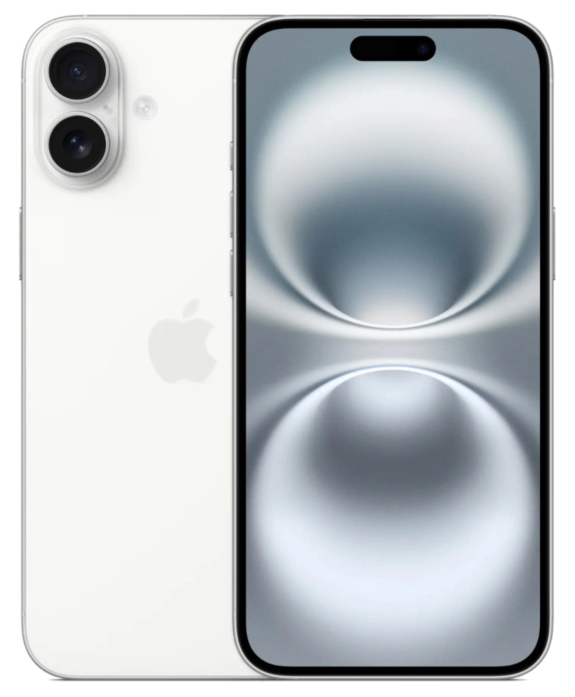 Фото Apple iPhone 16 Plus, 512 ГБ, Белый На фото изображено Apple iPhone 16 Plus, 512 ГБ, Белый