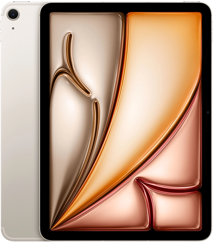 Фото Apple iPad Air M3 (2025) 11” дюймов Wi-Fi + Cellular 512 ГБ, Сияющая звезда