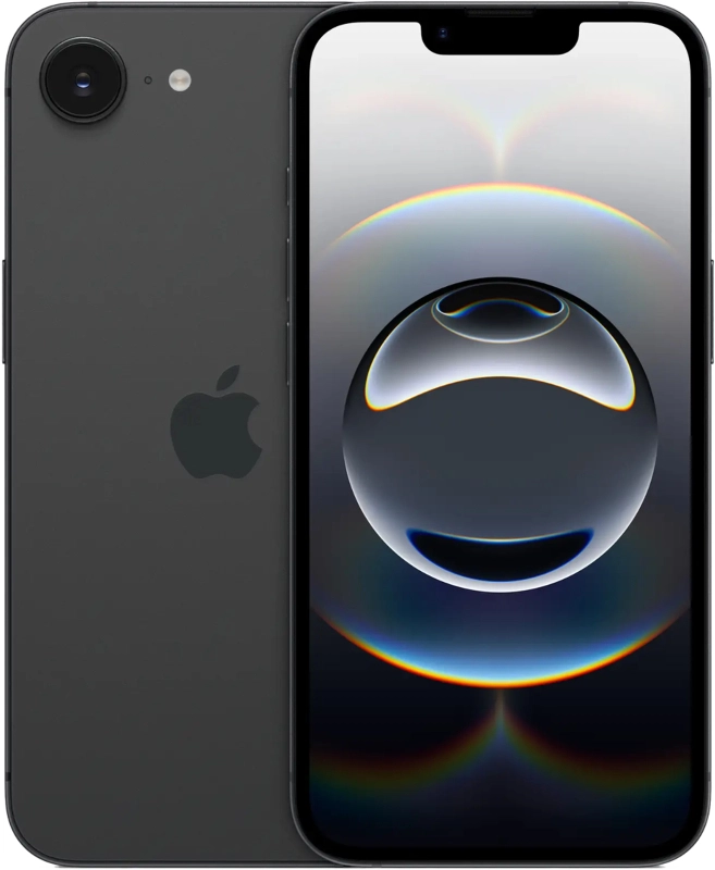 Фото Apple iPhone 16e, 256 ГБ, Чёрный На фото изображено Apple iPhone 16e, 256 ГБ, Чёрный