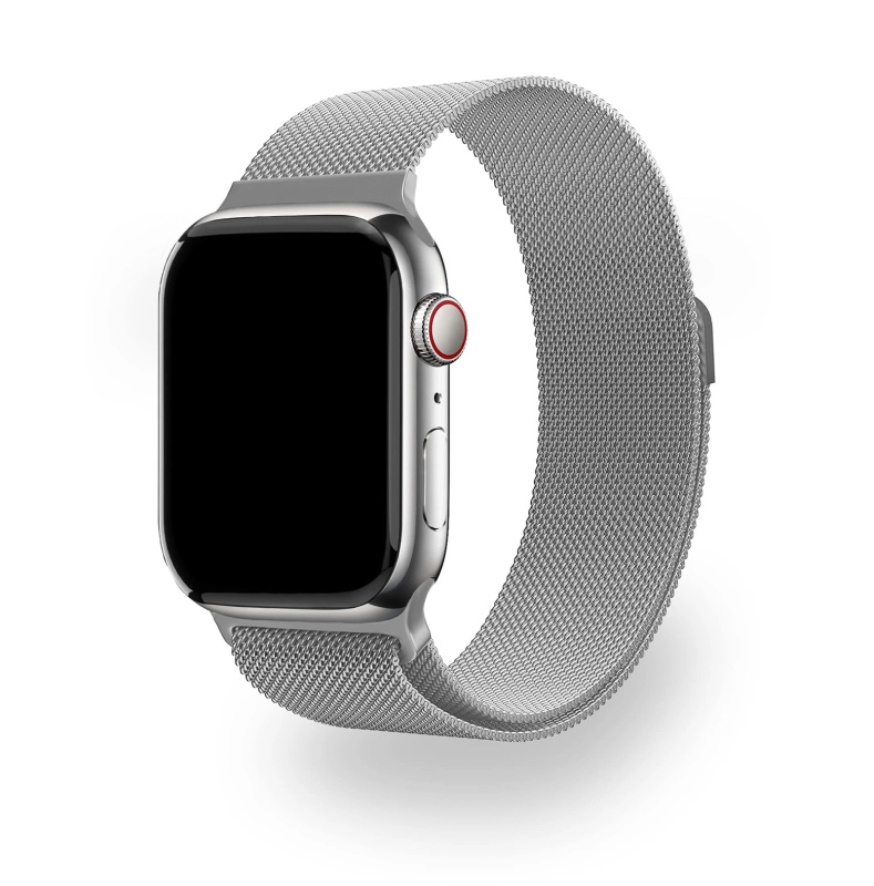 Фото Ремешок uBear Spark для Apple Watch S/M (38, 40, 41 мм), серебристый Фото Ремешок uBear Spark для Apple Watch S/M (38, 40, 41 мм), серебристый