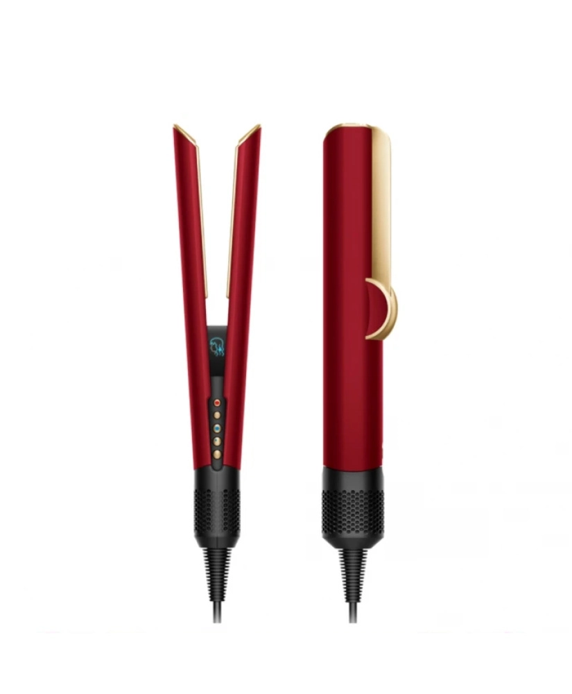 Фото Выпрямитель Dyson Airstrait HT01, Red Velvet/Gold На фото изображено Выпрямитель Dyson Airstrait HT01, Red Velvet/Gold