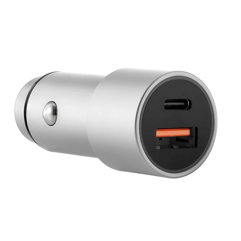 Фото uBear Ride Car Charger, USB-C+USB-A, серый Фото uBear Ride Car Charger, USB-C+USB-A, серый