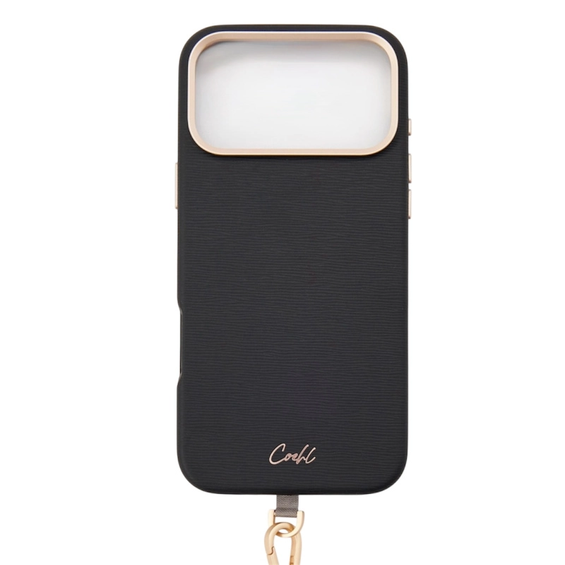 Фото Чехол Uniq Coehl Strap Merelle (MagSafe) для iPhone 17 Pro, черный Фото Чехол Uniq Coehl Strap Merelle (MagSafe) для iPhone 17 Pro, черный