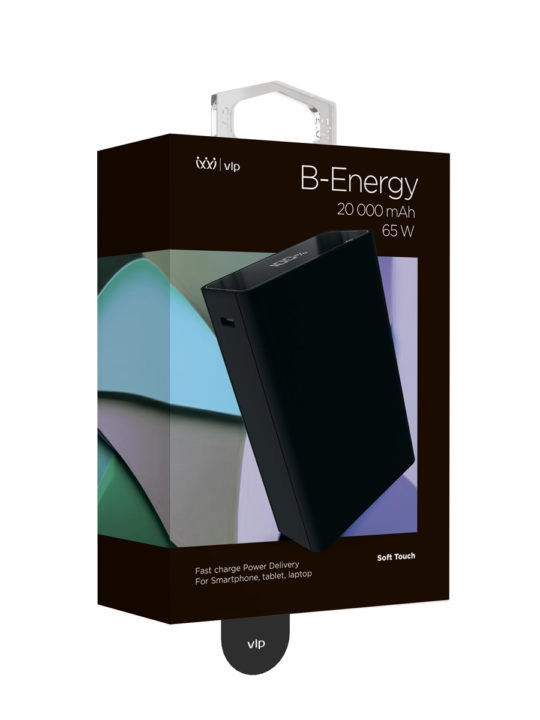 Аккумулятор внешний VLP B-Energy 20000 mAh, USB-C+USB-A, черный Аккумулятор внешний VLP B-Energy 20000 mAh, USB-C+USB-A, черный