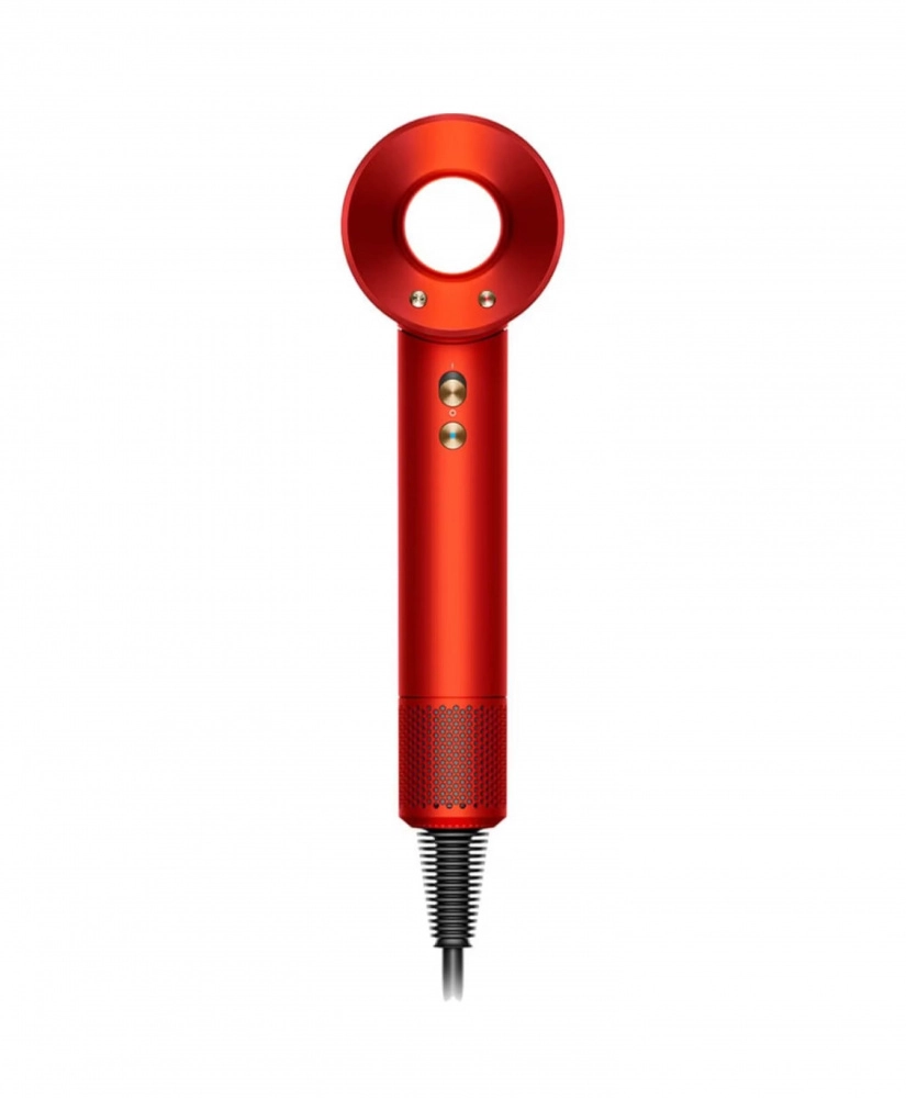 На фото изображено Фен Dyson Supersonic HD07, Topaz Orange
